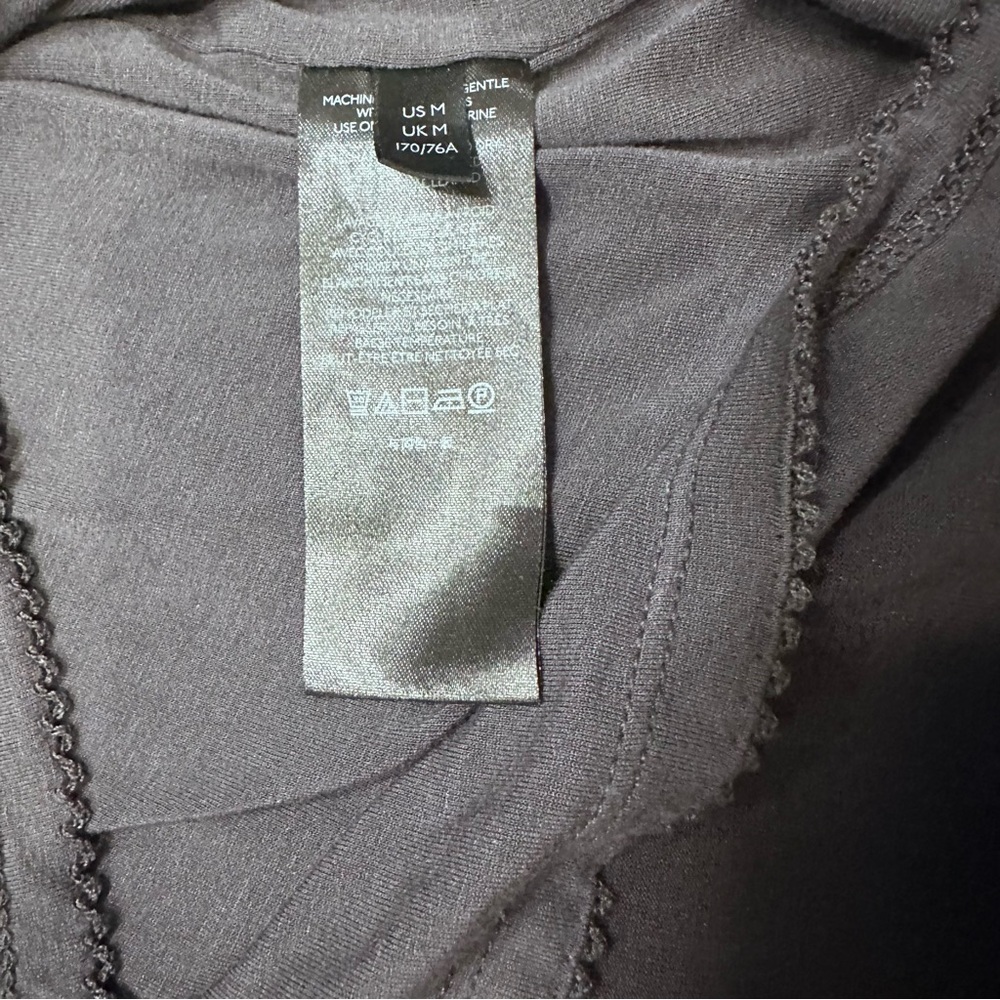 Anthropologie Dark Gray Twisted Front Maxi‎ Skirt - Picture 7 of 8